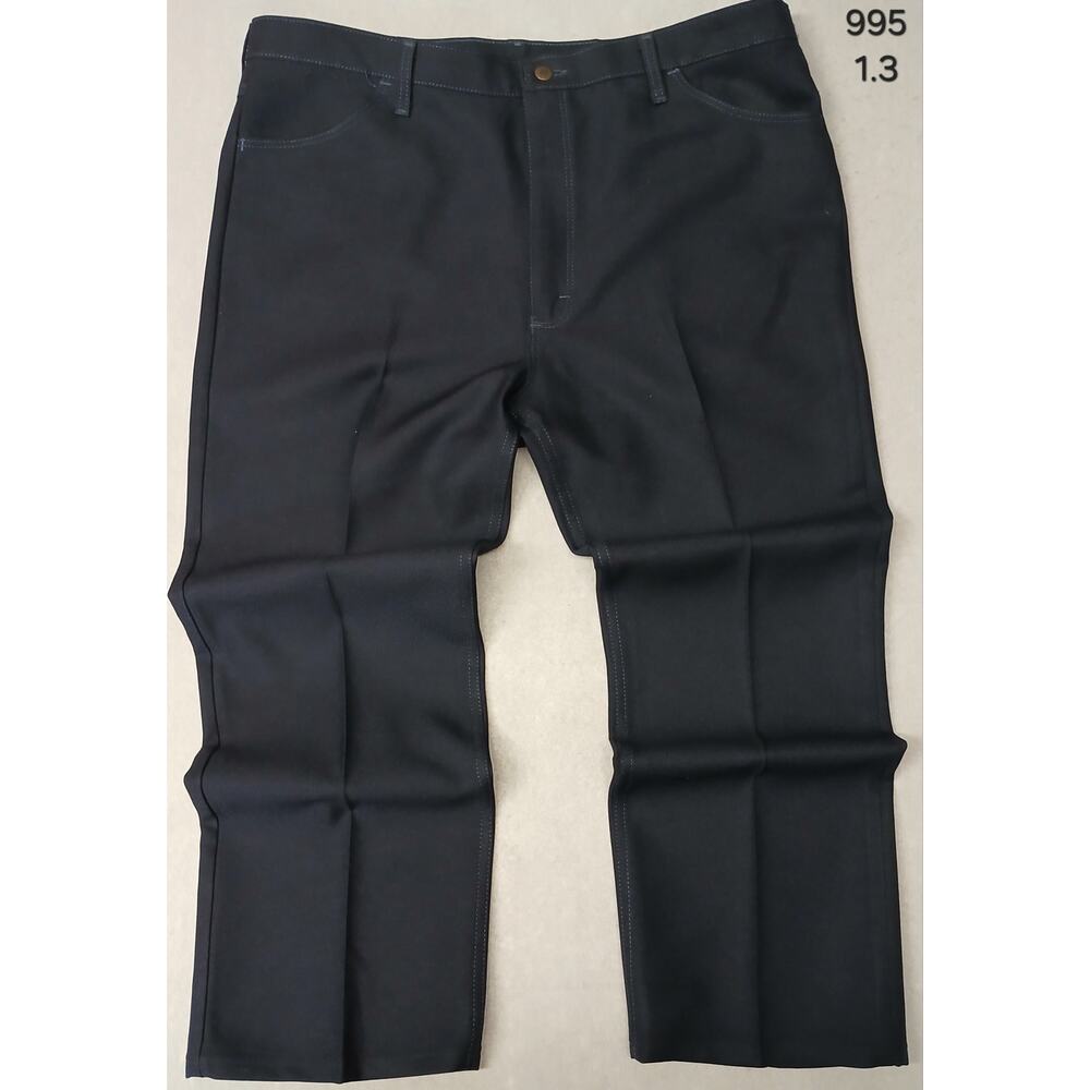 Wrangler 82NV (42x30) Blue Relaxed Straight Stretch Pants